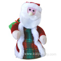 18CM MUSICAL SANTA CLAUS CARRYING GIFTS